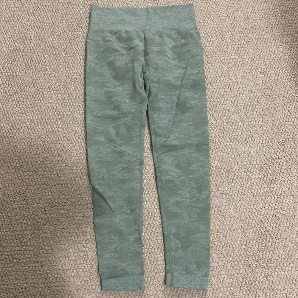 Green Camo Gymshark Leggings